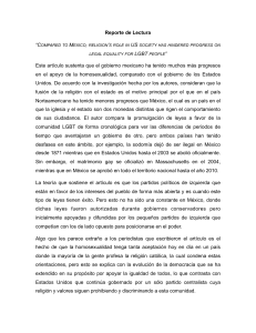Reporte de Lectura Legal Equiality for LGBT People