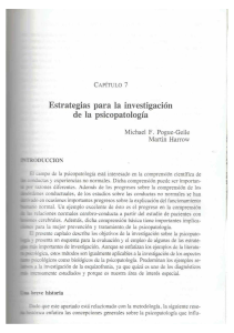 (1989)En Bellack. Metodos de investigacion en psicologiqa clinica cap7