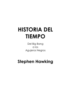 La historia del tiempo-Stephen Hawking
