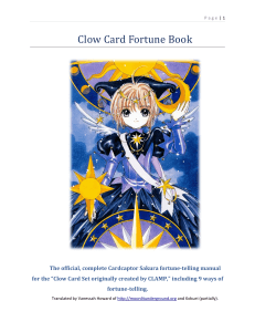 Clow Card Fortune Book