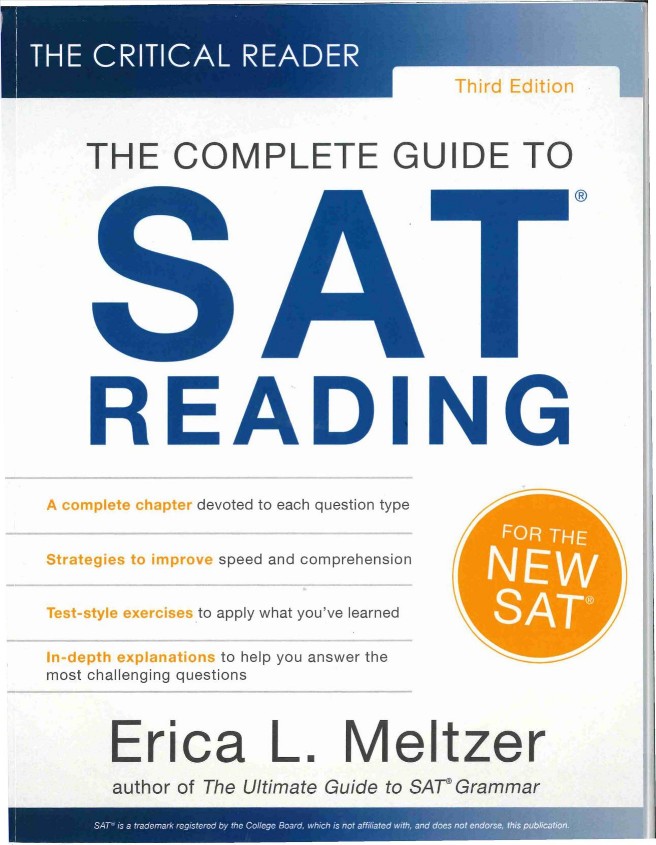 1614941725Erica Meltzer - The Complete Guide to SAT Reading-The Critical  Reader (2017)