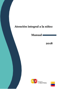 Atención Integral a la Niñez: Manual MSP Ecuador 2018