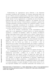 Tirado, F., Gálvez, A. y Bareiola, E. (2017). Las organizaciones en el siglo XXI un enfoque psicosocial y político. Barcelona Editorial UOC. (p. 10-34).  1