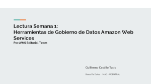 Herramientas de Gobierno de Datos Amazon Web Services