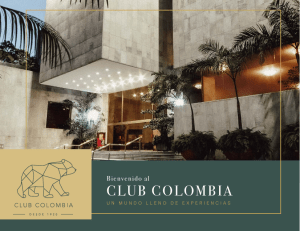 BROCHURE SERVICIOS CLUB COLOMBIA 2022