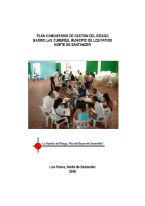 Plan Comunitario B.Las Cumbres