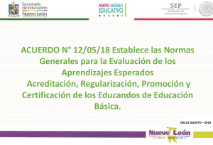 Normas de Control Escolar (Acuerdo de Evaluación)[6247]