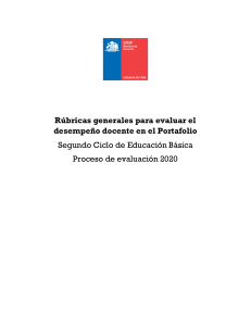 Rubricas generales Portafolio Segundo Ciclo 2020 (1)