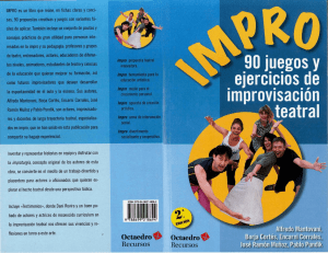 IMPRO 90 JUEGOS Y EJERCICIOS DE IMPROVISACION TEATRAL