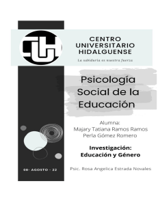 Trabajo Final Genero en la educación