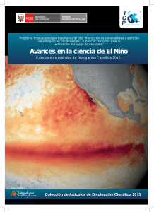 Avances en la Ciencia de El Niño