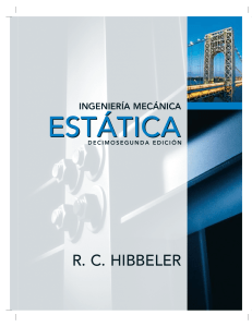 Ingeniería Mecánica: Estática, 12a Edición