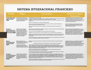 sistema internacional financiero