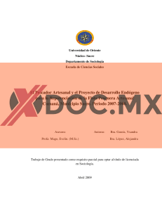 Pesca Artesanal y Desarrollo Endógeno en Cumaná