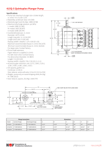 Pump NOV - 415Q5 Quintuplex Plunger Pump Spec Sheet