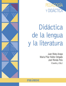 MATA ANAYA Juan - Didactica de La Lengua y de La Literatura