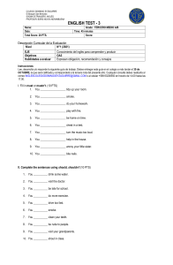 Prueba 3º Medio