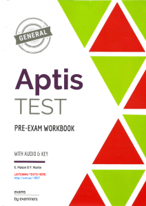 aptis general test pre exam workbook