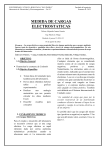 MEDIDAS DE CARGAS ELECTROESTATICAS