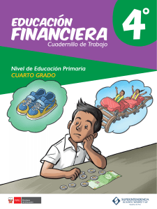 Educaci&oacute;n Financiera: Cuaderno de Trabajo 4to Grado