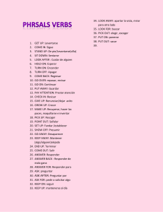 PHRSALS VERBS