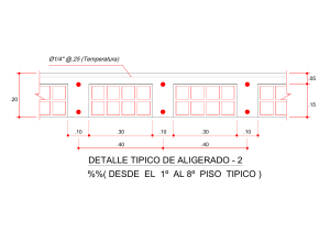 DETALLE LOSA DE TECHO