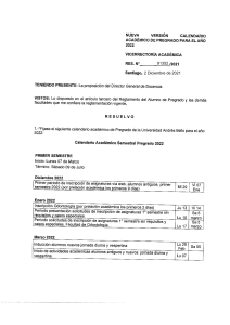 Calendario Acadm 2022