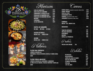 MENU TERRASA