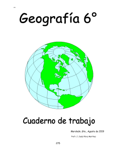 Geografía 6°: Cuaderno de Trabajo - Regiones y Escalas