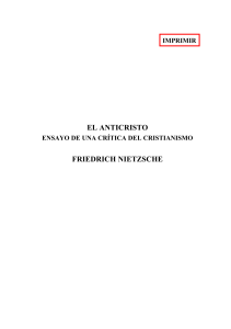 El Anticristo - Friedrich Nietzsche ( PDFDrive )