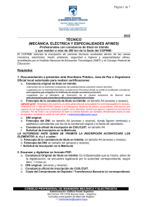 2022-TECNICOS PROVISORIOS INTERIOR-Mec Elect y especialidades afines