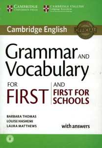 Grammar and Vocabulary for First Cambridge