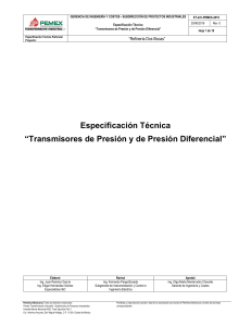 ET-241-PEMEX-2019 INSTRUMENTOS TRANSMISORES DE PRESIÓN Y DE PRESIÓN DIFERENCIAL
