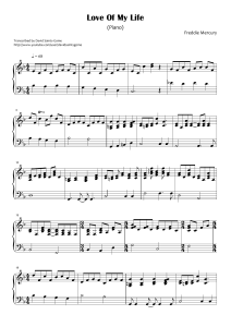 Queen - Love Of My Life [Piano Sheet Music]