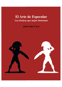Jose Luis Cava El Arte De Especular