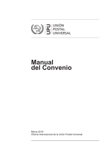 Three Volumes Manual Of Convention UPU Es