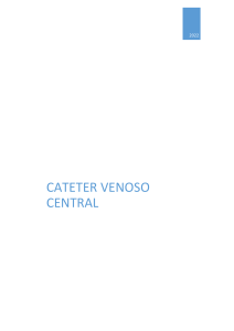 CATETER VENOSO CENTRAL