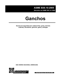 asme-b3010-2005 GANCHOS