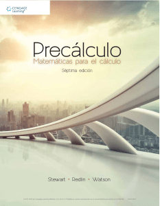 Precálculo. Matemáticas para el cálculo. 7a. edición