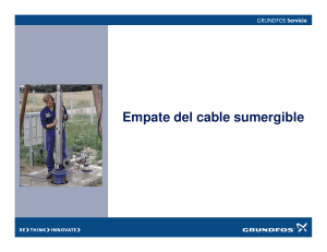 Empate Sumergible Cable con Cable