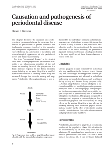 causation and  pathogenesis of periodontal disease