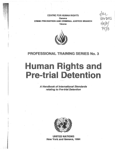 Human Rights and Pre-trial Detention (2022 02 28 05 24 40 UTC)