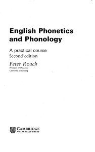 Peter Roach English Phontics and Phonology (1)