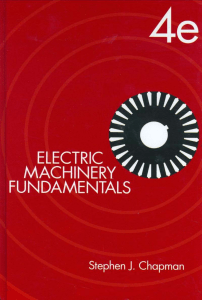 Chapman Electric Machniery Fundamental p