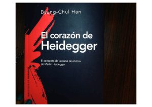 El corazón de Heidegger El concepto de «estado de ánimo» de Martin Heidegger