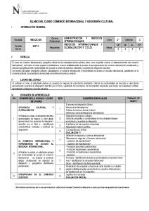 Silabo - COMERCIO INTERNACIONAL Y GEOGRAFÍA CULTURAL