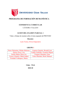 GUION PARA EL EXAMEN PARCIAL DE CÁTEDRA VALLEJO- SESIÓN 4