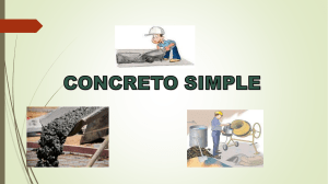 Comportamiento del concreto simple