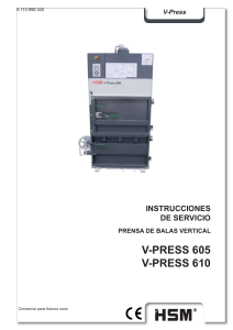 Manual HSM V-Press 605 610 E