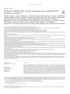 Declaración PRISMA 2020  una guía actualizada para la publicación de revisiones sistemáticas   Lector mejorado de Elsevier
